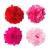 BIPY 4pcs 5cm Pinks Female Dogs Collars Flowers Charms Slides Flowers Bows For Cat Puppy Small Medium Dog Grooming Accessory