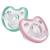 Dr. Talbot's Soft-Flex Orthodontic Pacifiers 6-12 Months Pink/Aqua Girl 2 Count