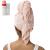 VOLO Hero Cloud Pink Hair Towel | Ultra Soft, Super Absorbent, Quick Drying Nanoweave Fabric | Reduce Dry Time by 50% | Large Towel Wrap for All Hair Types | Anti Frizz & Anti Breakage | Microfiber Cloud Pink 1 Pack