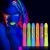 AOOWU Glow UV Neon Glow Face Paint Crayons Kit 6 Colors Safe Non-Toxic UV Glow Neon Face and Body Crayons for Adults Kids Halloween Makeup Party Cosplay - Fluorescent Brightest Glow under UV!