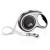 Flexi - Retractable Cord New Comfort Band - 8 Meter Long Cable up to 50 kg - Black - 1 Piece Large Single
