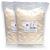 Desiccated Coconut (Medium) - 2kg (2x1kg) | Coconut Fibre | Unsweetened Coconut Flakes | Shredded Dehydrated Coconut Flake | Perfect For Coconut Oil Coconut Milk Coconut Water Lovers