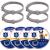 BUDOCI Pet Flea Collar Small Size Flea and Tick Prevention for Cats, 4 Pack Flea and Tick Collar for Cats, 38cm/15 inch, 8 Month Protection