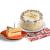 David's Cookies Vanilla Birthday Cake 7"- Premium Fresh Ingredients - Surprise Your Friend and Family With Our Vanilla and Raspberry Flavor Birthday Cake Dessert 7 Inch (Pack of 1)
