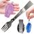 Foldable Fork and Spoon Set Portable Folding Spoon and Fork Set with Two Plastic Storage Cases for Travel Camping Thermos Outdoors Picnic