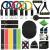 23 Pack Resistance Bands Set Workout Bands, 5 Stackable Exercise Bands 5 Loop Resistance Bands 2 Core Sliders  Door Anchor Handles Ankle Straps Carry Bag Instant Cooling Towel Wrist Wraps