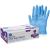 Med PRIDE NitriPride Nitrile-Vinyl Blend Exam Gloves, Large 100 - Powder Free, Latex Free & Rubber Free - Single Use Non-Sterile Protective Gloves for Medical Use, Cooking, Cleaning & More 100 Large