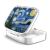 Pill Box 2 Compartment Medicine Pill Case,Portable Pill Box for Pocket or Purse Pill Box Decorative Metal Medicine Vitamin Organizer Unique Gift(Van Gogh Starry Night) 2-van Gogh Starry Nigh