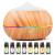 Moisturnt aroma diffuser for fragrance oils ultrasound humidifier: 500ml aromatherapy oil diffuser with aroma oil set-Cool manure space humidifier with 7-colored LED light for at home office bedroom