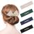 4 Pieces Deft Hair Bun Maker Doughnut Hair Bun French Hairstyle (Black, Khaki, Green, Dark Blue,Fabric)