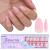 Bartbox Short Almond Press on Nails Soft Gel Nail Tips Full Cover Nageltips Short Nagel Tips for Geln gel Pre-Designed Xcoattips pink short artificial fingernails for nail extensions short almond pink1