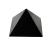 Heka Naturals Polished Shungite Pyramid Healing Crystals Gemstone | 10 cm - Home Decor Shungite Stone Crystal - Chakra Healing Meditation Pyramid for Negative Energy Protection