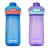 Contigo Jessie Kids Water Bottle with Leak-Proof Lid 14oz Dishwasher-Safe Kids Water Bottle Fits Most Cup Holders 2-Pack Blue Poppy/Coral & Amethyst/Jade