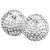 Chi -Enterprise - two magnetic massage balls - small |Fascia balls for self -therapeutic acupressure treatmentContents: 2 hedgehog balls in silver 32 mm diameter & 228 acupressure needles