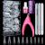 Clear Fake Coffin Nail Tips, Teenitor Long Acrylic Full Cover Nail Tip Press On Nails, 600pcs Ballerina False Nails Nail Glue, Files And Buffer Polisher Nail Brush and Clipper Set for Beginners clear coffin nail tips full 