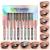 10 Colors Liquid eyes shadow set Liquid Chameleon Eyeshadow Metallic Eyeshadow Smokey Eye Looks Waterproof Long Long Long Drying Eye Shadow Make Up Kits (#A 10 Colors)
