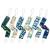 PandaEar Baby Pacifier Clips 6 Pack Universal Holder Leash for Boys and Girls Teething Toys Teethers