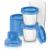 Philips Avent Reusable Breast Milk Storage Cups (10 x 180 ml) Transparent Blau 10 Count (Pack of 1)