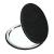YTZJ Direct Compact Vanity Makeup Mirror for Men  Women and Girls  Black Elegant Round Travel Cosmetic Mirrors for Pocket  Purse or Handbag  Portable Small Magnifying Handheld Mirror