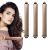 3 pieces of heat -free curlers Heatless Curls Band curlers overnight with hooks overnight blowout curls without heat curly winder Heatless Curls for all hair types (khaki)