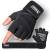 Trideer Padded Workout Gloves for Men - Gym Weight Lifting Gloves with Wrist Wrap Support Full Palm Protection  Extra Grips for Weightlifting Exercise Cross Training Fitness Pull-up Black L (7.9-8.6 in)