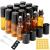 Puret avhom roll on glass bottles for essential oil roll on 5ml bottles 16 pieces brownlas roll on empty with stainless steel roller balls for aromatherapy perfumes essential oils cosmetics fragrance 16 pieces 5ml