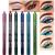 evpct 6Pcs Blue Colored Glitter Eyeliner Pencils Set delineadores de colores para ojos ojos contra el agua Dark Light Blue Green Purple Red Pink Metallic Colorful Liquid Eye Liner Set Women Waterproof 6 Count (Pack of 1)...
