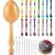 Darning Egg Darning Egg for Socks Wooden Darning Egg Wooden Darning Supplies Kit with Large Eye Needles Sewing Threads for Socks Clothes Adults Darner DIY Handicraft Home Sewing Care (Multiple color)