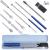 11 Piece Capsule Filling Machine Kit for Pill Filler - Micro lab Spoons Spatula Tool for Gel Capsules Empty Quickly Fill Tray with Herb Powder Tamper Tools All Sizes 000 00 0 1 2 3 4 5