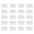 20 Pack Clear Small Plastic Hair Side Comb With Long Teeth Thin Fine Gray Hair Pins White Mini Barrettes for Women Bridal Wedding Veil Decorative DIY Crafts Headpiece French Twist Updo Bun Accessories
