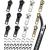 Zipper Repair Kit (52 Pcs) Universal 5 Zipper Replacement Slider Kit Zipper Pull Replacement Zipper Fix Repair Kit for Jackets Coats Boot Backpack Hoodie Metal Plastic & Nylon Coil Zippers