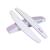 URAQT 6PCS Professional Nail Files 100/180 Grit Double-Sided Emery Board Washable Nail Buffer Files Curved Fingernail Files for Nail Grooming and Styling