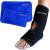 TheraPAQ Ankle Ice Pack Wrap for Injuries - Hot  Cold Reusable Compression Brace w 2 Gel Packs for Relief from Sprain Sports Injury Plantar Fasciitis Achilles Tendonitis - Fits XS- XL Large Ankle Wrap
