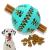 Pawsonly dog ball for small big dogs |Feeding ball for dogs |Puppy toy |Natural rubber |Dental care dogs toys |Dog toy intelligence ball (large 8 cm blue) large 8 cm blue