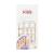 KISS Gel Fantasy Collection Ready-To-Wear Fake Toenails Pedicure Set  Style 'This is Classic'  with Mini Nail File  Pink Gel Nail Glue & 28 White Smudge-Proof Glue-On Toenails