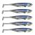 QualyQualy Soft Plastic Swimbait Paddle Tail Shad Lure Soft Bass Shad Bait Shad Minnow Paddle Tail Swim Bait for Bass Trout Walleye Crappie 2.75in 3.14in 3.94in 5in 1# 2.75in - 6Pcs