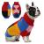 Hjumarayan dog sweater - turtleneck dog sweater medium -sized dog Christmas sweater dog warm dog sweater with legs dog sweaters with dishes hole for French bulldog m m red red