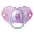 Intelligent silicone pacifier orthodontic profile size 1 (from 0 to 6 months) pink