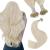 Youngsee nanoring Extensions Blond 45cm nanoring extensions real hair blond nano ring hair extensions platinum blonde nanoring hair recovery real hair nano beads hair extensions 50g 1g/s #60a 45 cm-nano 2-3- #60a