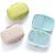 3 Pack 8 Compartments Travel Pill Organizer Moisture Proof Small Pill Box for Pocket Purse Daily Pill Case Portable Medicine Vitamin Holder Container (Blue+Green+Khaki) Blue, Green, Khaki