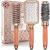 Hair Brush Set - Luxury Professional Rose Gold Hairbrushes for Detangling Blow Drying Straightening - Suitable for All Hair Types by Lily England