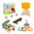 Bird Toys for Parakeets,5pcs Parrot Toys Set (Include Bird Basketball ToyBird SkateboardBird Stacking ToyParrot Wooden Block Puzzles ToySmall Sepak Takraw),Parakeet Toysfor Bird Training Toys12