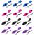 Super Sunnies Tanning Goggles - 12-Pack Flexible Assorted Colors - UV Eye Protection FDA Compliant Blue Pink Black Purple