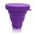 Avaloona menstrual cup cleaning cup foldable - sterilization cup for storage and cleaning (purple) 1 piece (1 -pack) cleaning cup