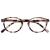 Opulize Zen Reading Glasses Cool Round Frame Spring Hinges Scratch Resistant Matt Light Brown Tortoiseshelll Mens Womens R24-1T +3.00 +3.00 Magnification Matt Light Brown Tortoiseshelll