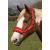 Rhinegold Logo Halter with Fleece Trim Red Cob