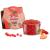 Inspire food bubble tea pearl strawberry - 100g - popping boba fruit beads with real fruit juice for shakes and smoothies.100% vegan gluten -free without artificial dyes strawberry 1 x 100 grams