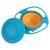 censhaorme Universal Gyro Bowl Anti Spill Bowl Smooth 360 Degrees Dining Entertaining Bowls Bowl Sets Gyro Bowl 360 Rotation Gyroscopic Bowl For Baby Kids Blue
