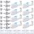 24 Pcs Ear Piercing Kit Disposable Ear Piercing Gun Kit with 8Pcs Self Piercing Gun and 8Pcs Earrings Stud 8Pcs Alcohol Pads Silver
