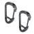2 Pieces Stainless Steel 316 Spring Hook Carabiner 1/4" (6mm) Marine Grade Safety Clip Forged